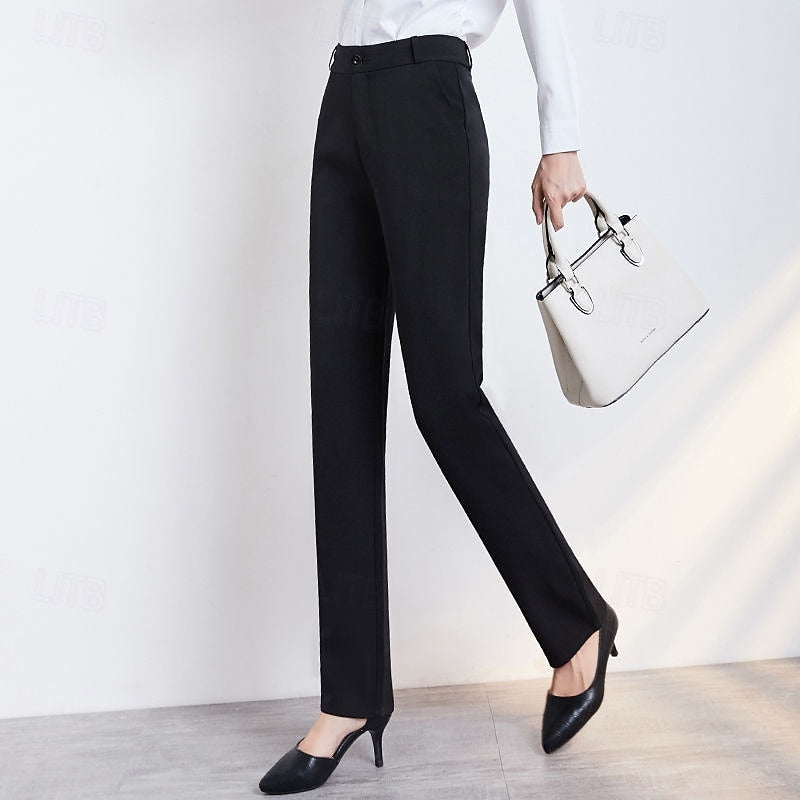 Tailored Straight-Leg Trousers