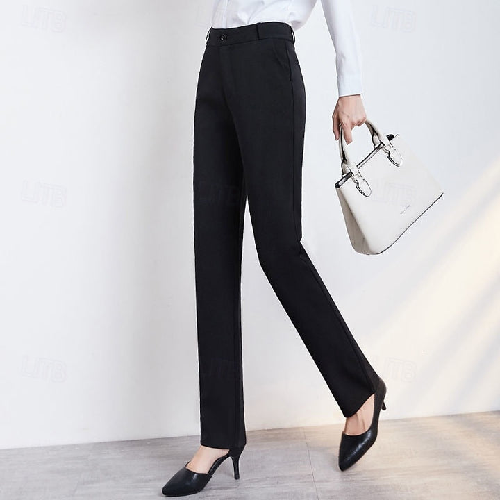 Tailored Straight-Leg Trousers