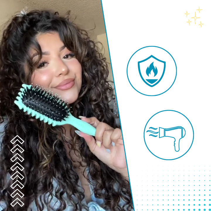 Tangle-Free Curl Defining Brush