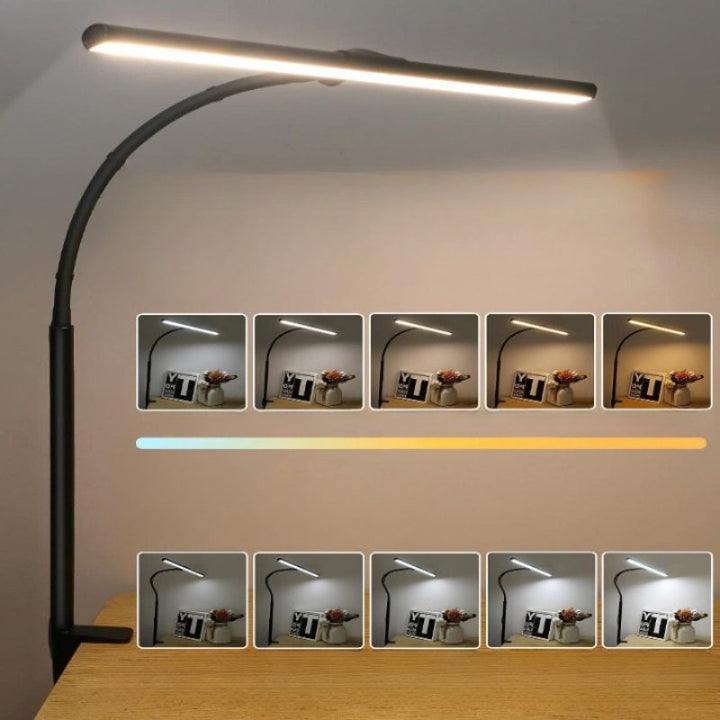 TASKBRIGHT – Flexible gooseneck LED desk lamp for office &amp; home