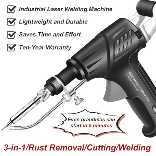 Temperature-Controlled Soldering Iron and Wire for Electronics and Circuit Boards