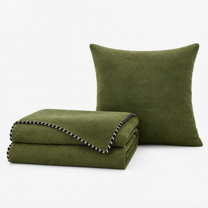 Textured Water-Repellent Sofa Throw
