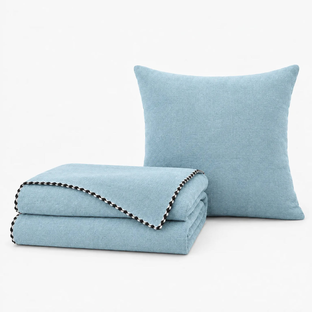 Textured Water-Repellent Sofa Throw