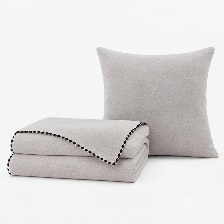 Textured Water-Repellent Sofa Throw