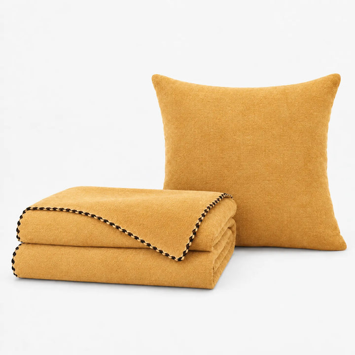 Textured Water-Repellent Sofa Throw