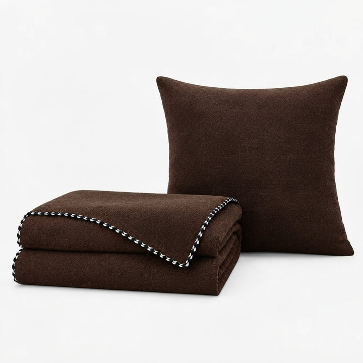 Textured Water-Repellent Sofa Throw