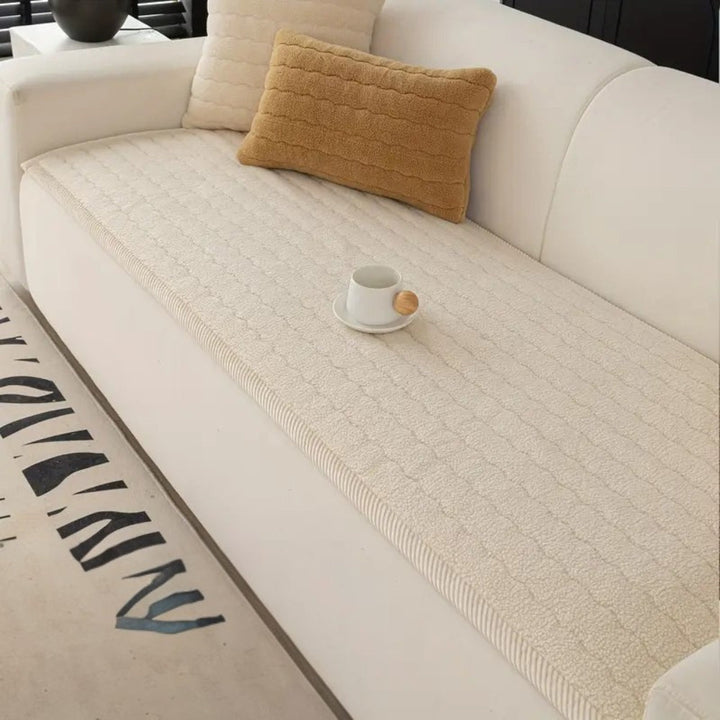 Thick Plush Sofa Cover