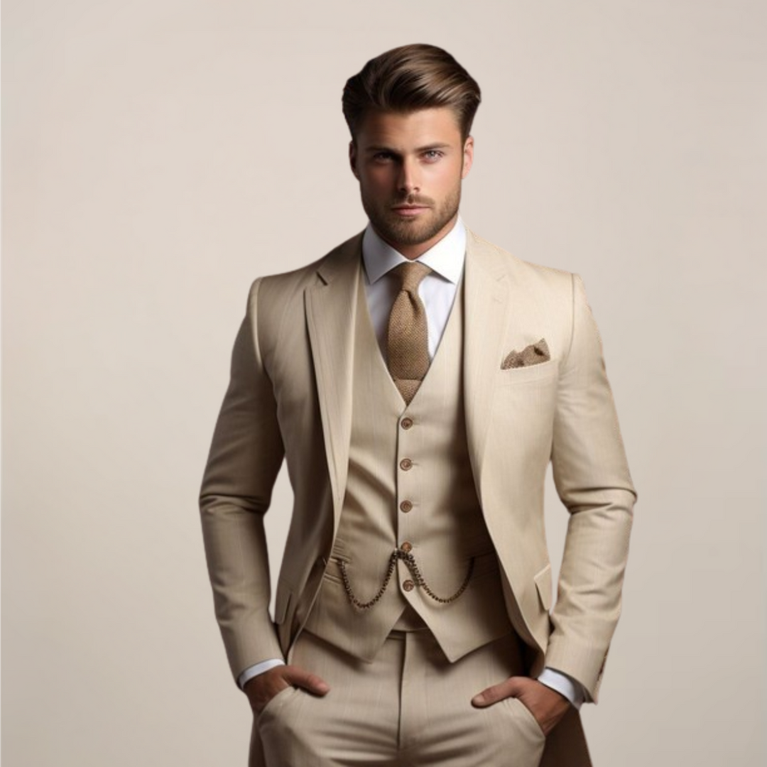 Three-Piece Slim Fit Suit