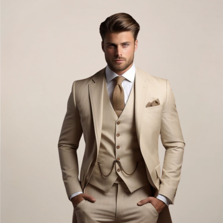 Three-Piece Slim Fit Suit