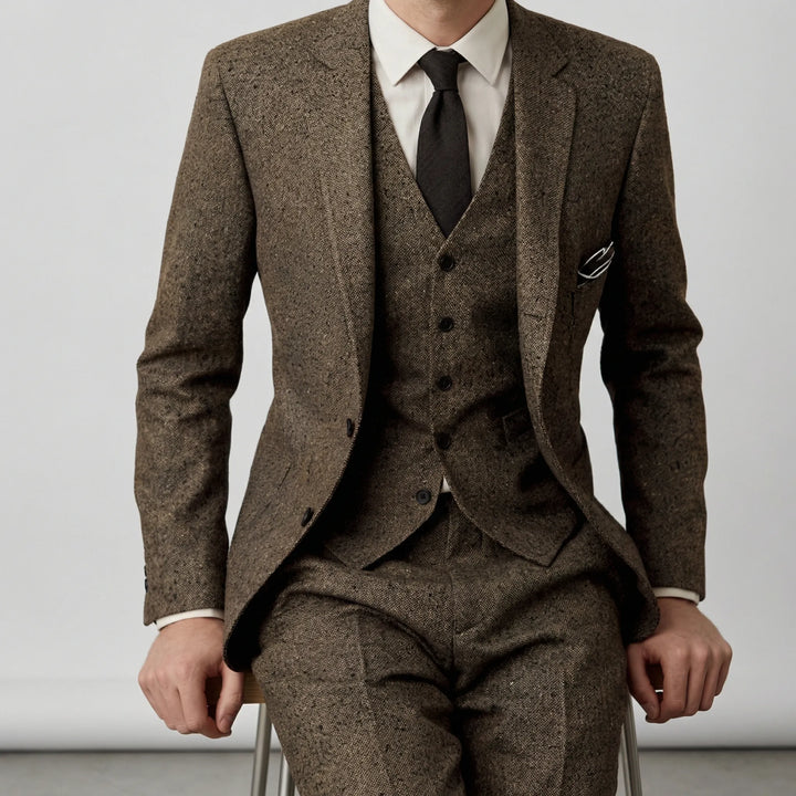 Three-Piece Slim Fit Suit