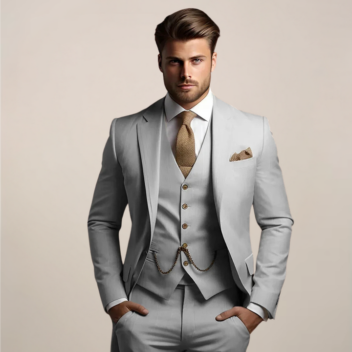 Three-Piece Slim Fit Suit