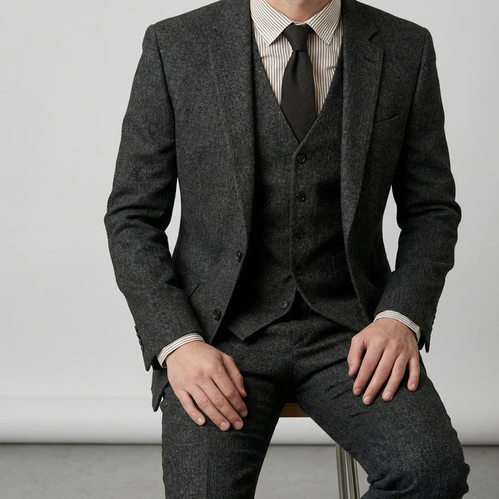 Three-Piece Slim Fit Suit