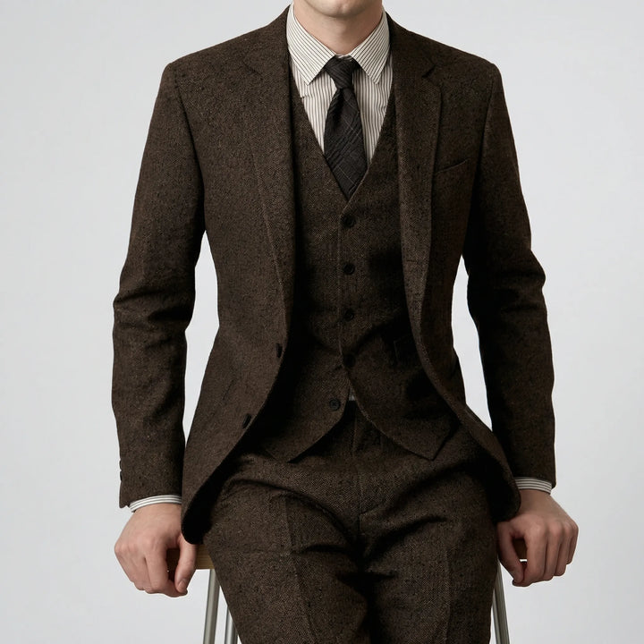 Three-Piece Slim Fit Suit