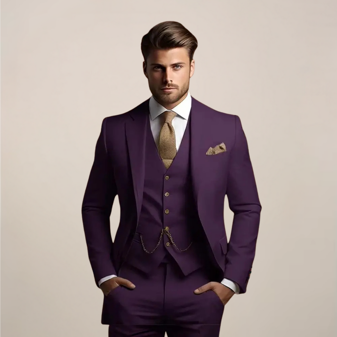 Three-Piece Slim Fit Suit