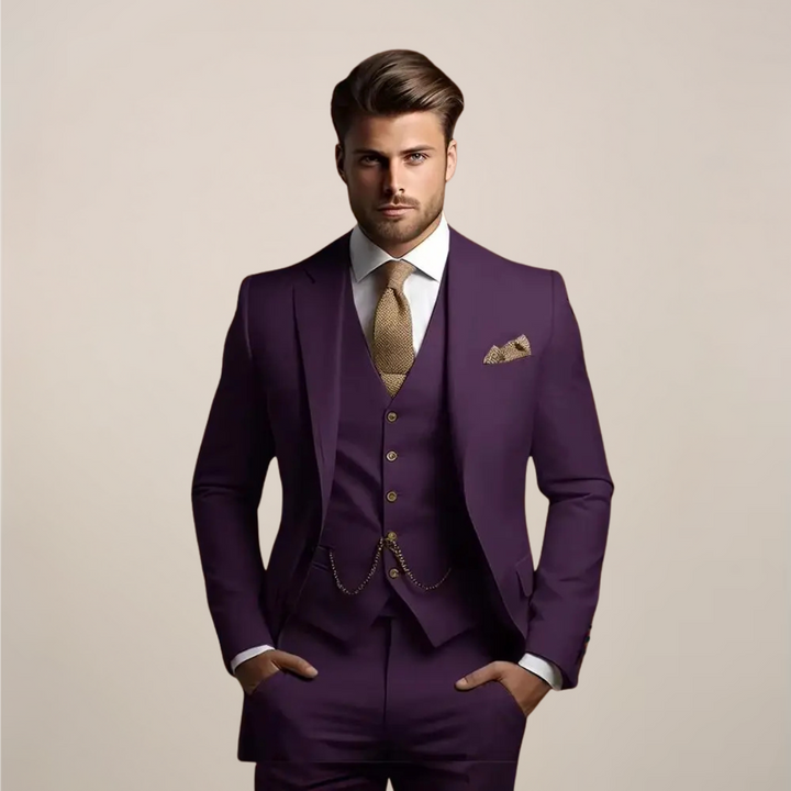 Three-Piece Slim Fit Suit