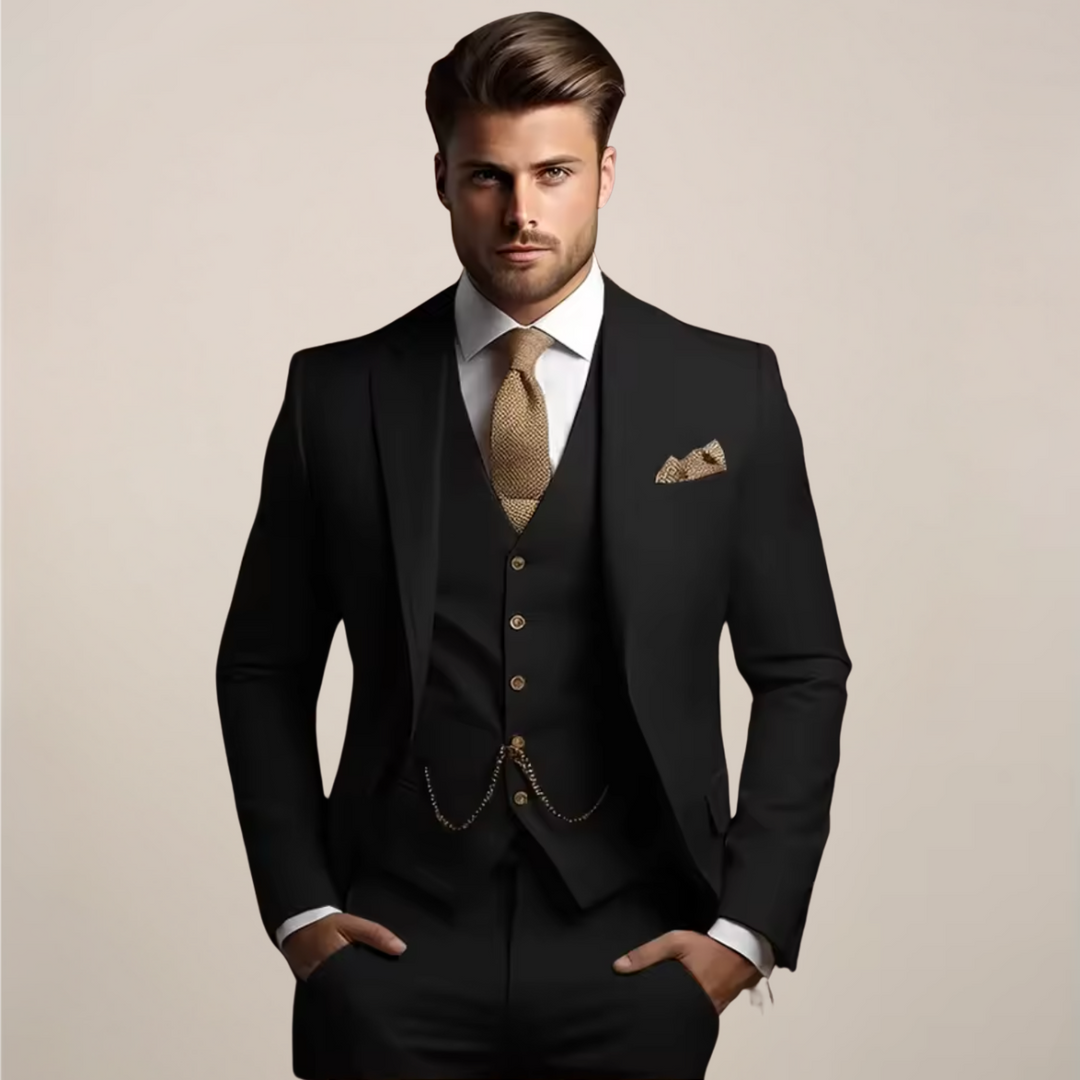 Three-Piece Slim Fit Suit