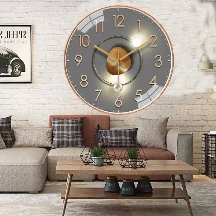 TICKLESS – Silent wall clock with minimalist dial and elegant finish