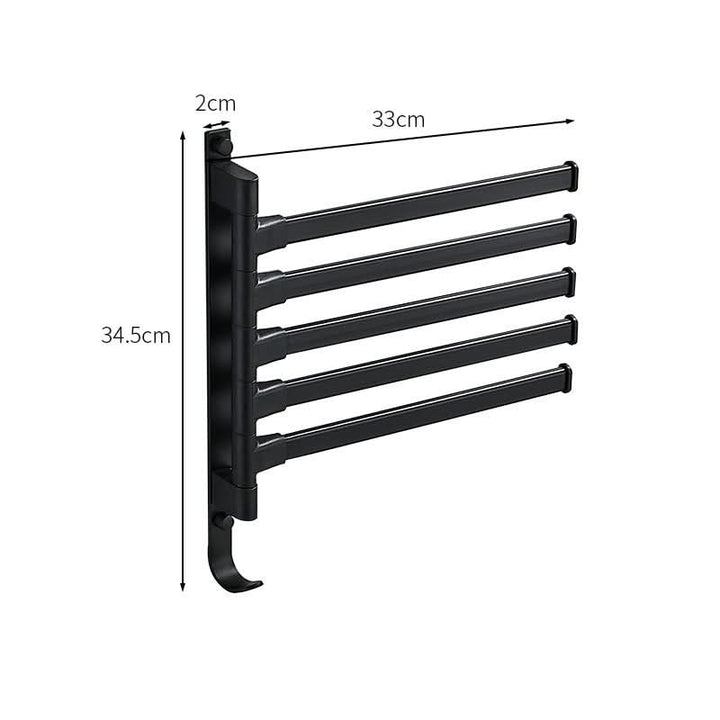 TIDYRACK – 5-Arm Towel Holder with Modern Design