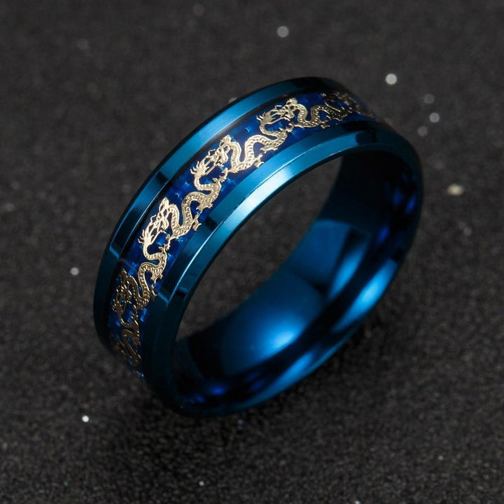 Titanium Steel Dragon Rings