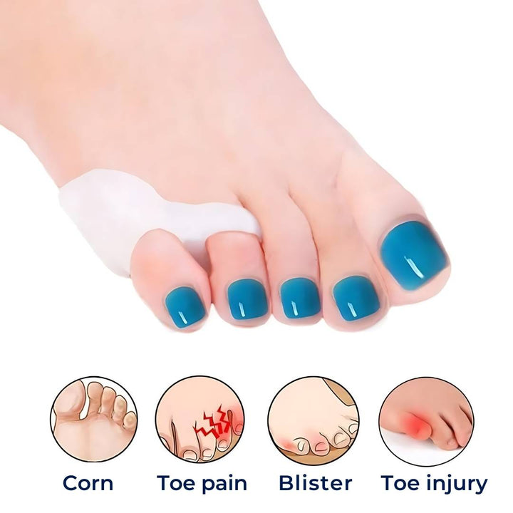 ToeGuard Orthopedic Toe Spacers | Bunionette Corrector - Little Toe Straightener - for Bunions - Hammertoe and Toe Alignment Niki