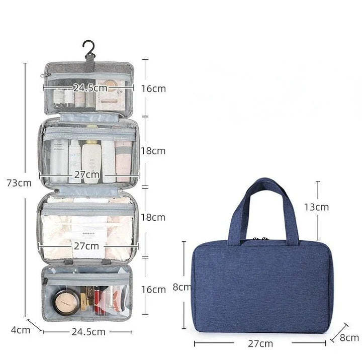 TRAVELTID – Compact Cosmetic Organizer with 4 Compartments