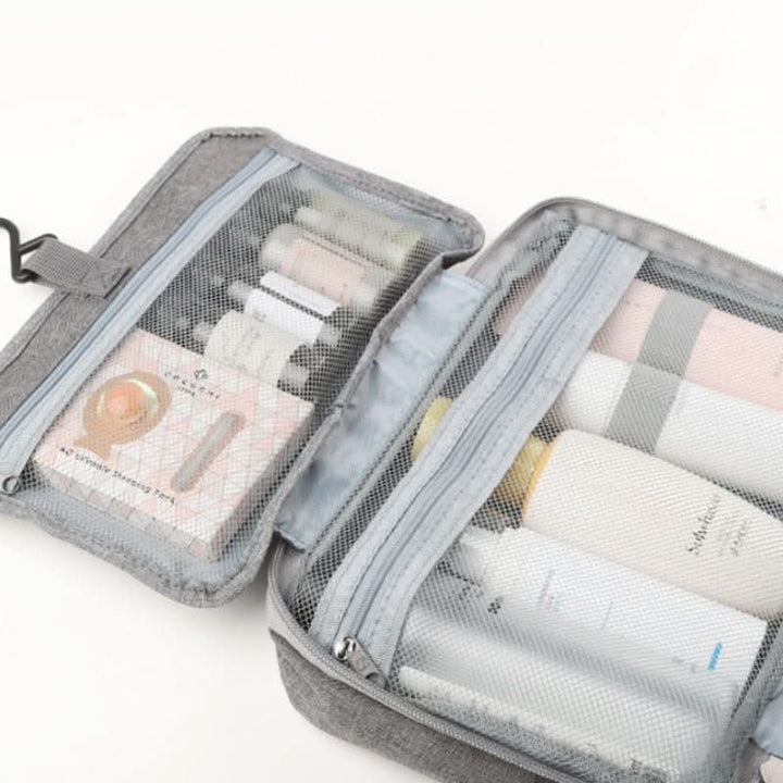 TRAVELTID – Compact Cosmetic Organizer with 4 Compartments
