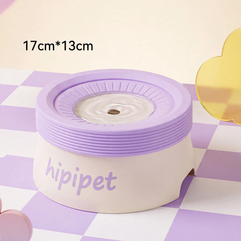 Two-Tone Pet Water Bowl for Cats and Dogs