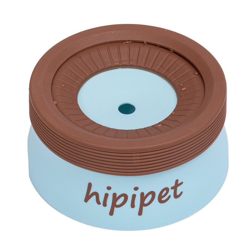 Two-Tone Pet Water Bowl for Cats and Dogs