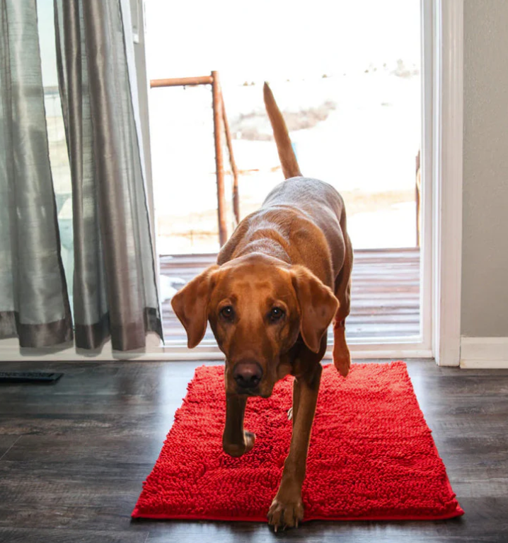 Ultra-Absorbent and Non-Slip Washable Microfiber Dog Mat - PawDry