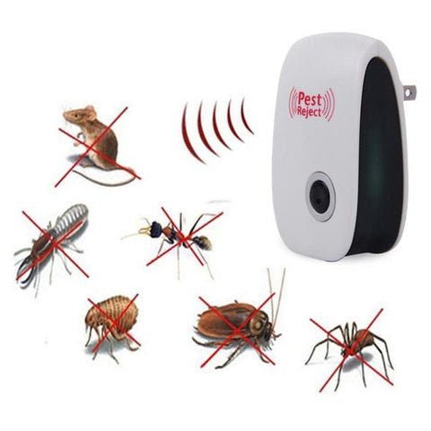 Ultrasonic Pest Repeller - Say goodbye to rodents and insects with safe protection that can be plugged into the outlet