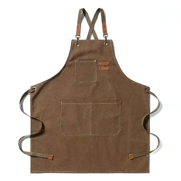 Unisex Lightweight Canvas Apron — Durable Fabric Construction