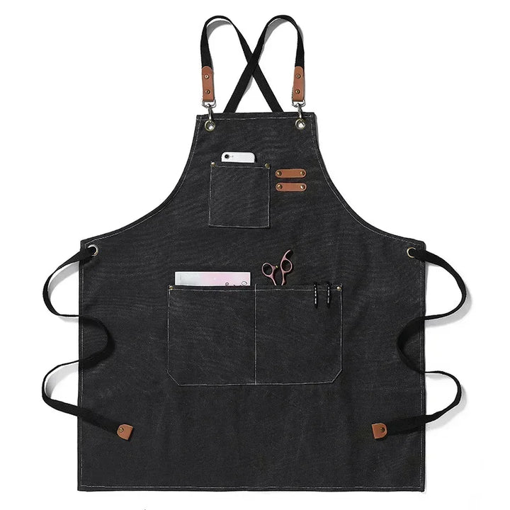Unisex Lightweight Canvas Apron — Durable Fabric Construction
