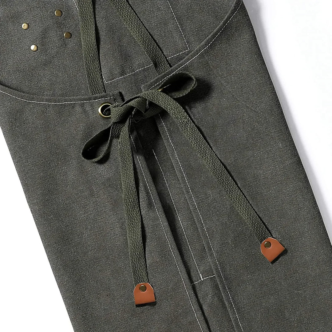 Unisex Lightweight Canvas Apron — Durable Fabric Construction