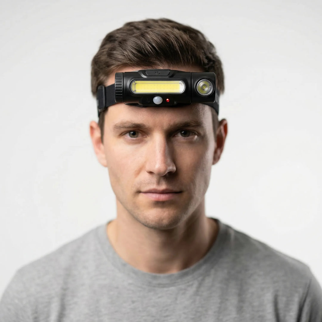 Unisex USB Rechargeable LED Headlamp