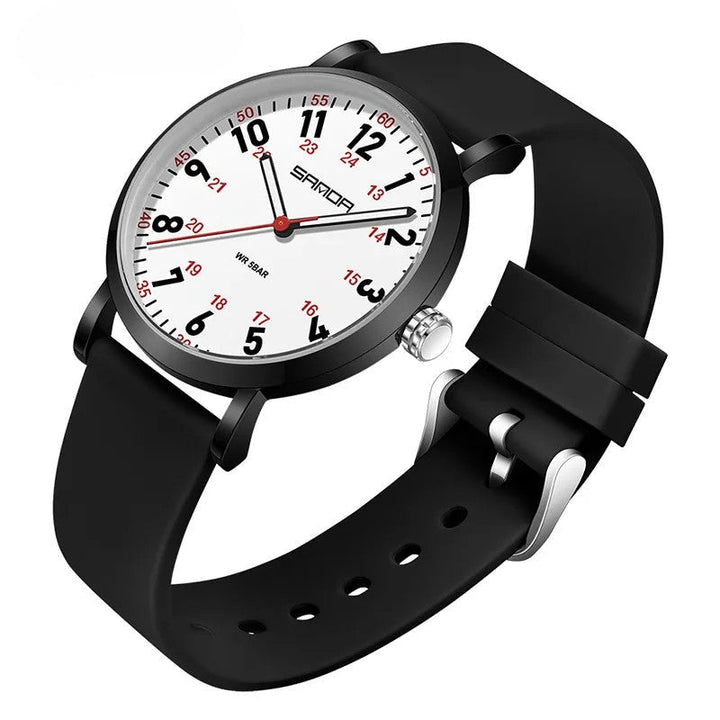 Unisex Waterproof Easy-Read Watch for Healthcare Professionals