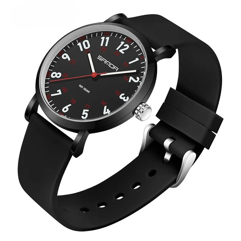 Unisex Waterproof Easy-Read Watch for Healthcare Professionals