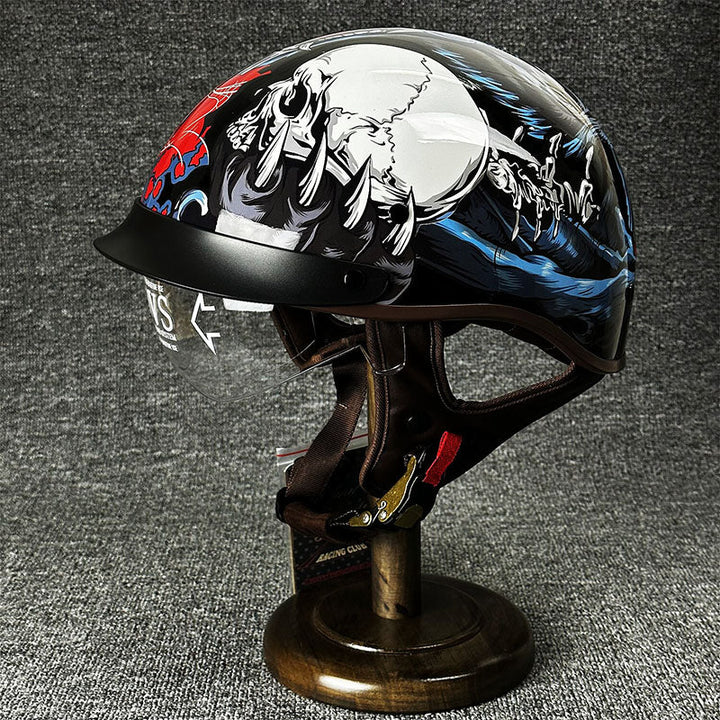 Urban Chopper Helmet with Minimalist Design