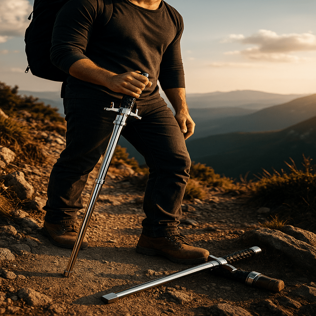 URBANGUARD PRO – Adjustable Hiking Stick Stable &amp; Secure