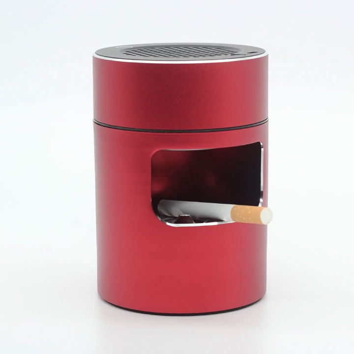 USB-Powered Ashtray with HEPA Filter &amp; Ionizer