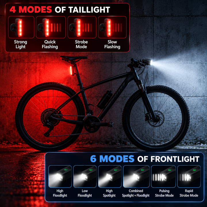 USB Rechargeable Bicycle Lights