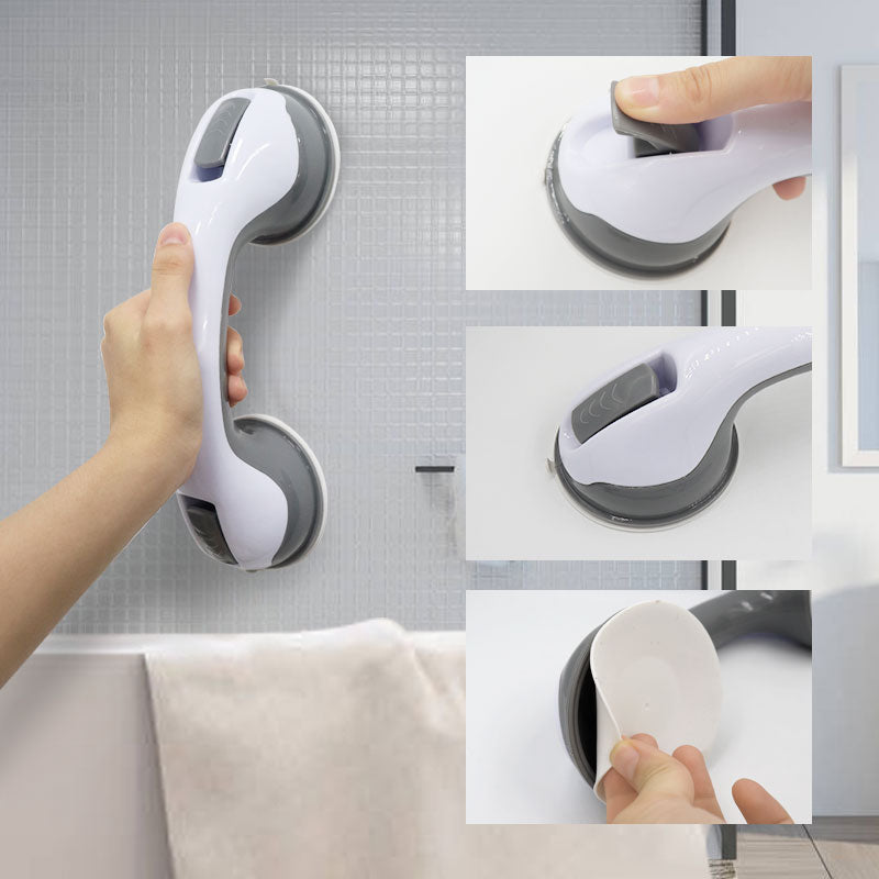 Vacuum Suction Cup Grab Bar – Non-Slip, for Bathroom, Shower and Toilet