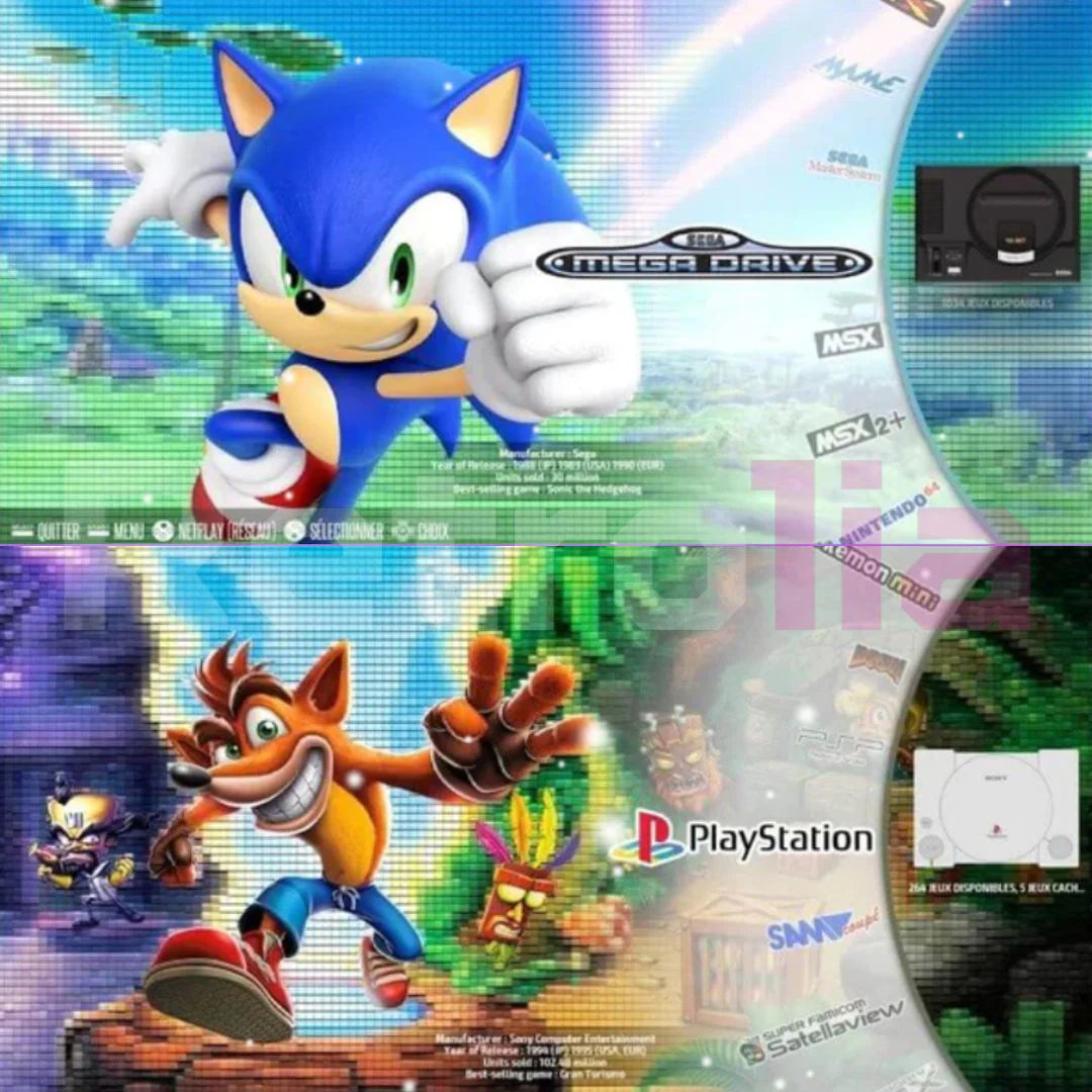 Vanta Retro Console 64GB With 2 Controllers - 20K+ Games