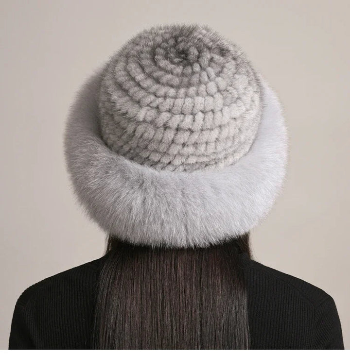 Vellara Mink Fur Hat Luxe Winter Accessory for Cozy Warmth