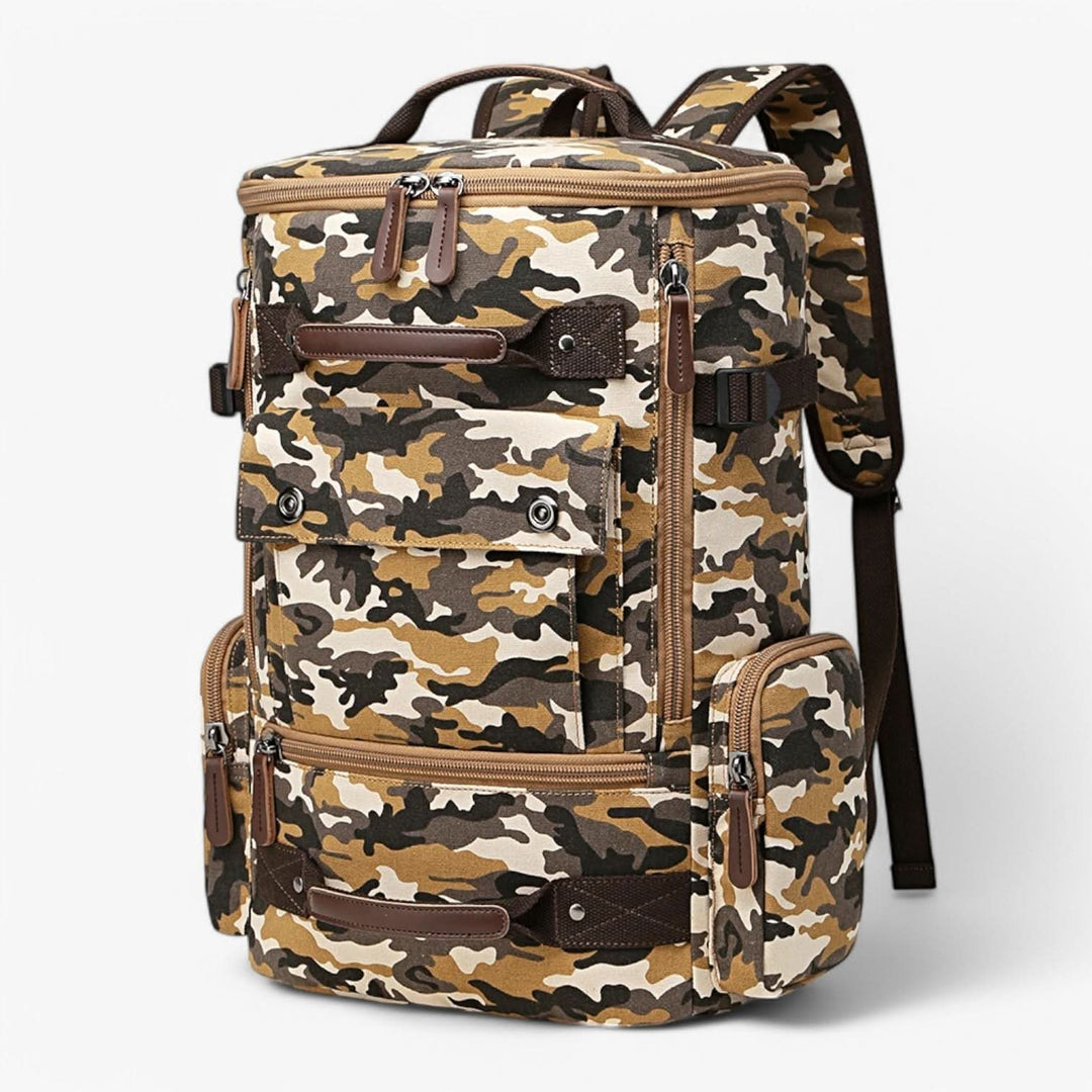 VINTAGECANVAS Backpack – Stylish &amp; Functional with Laptop Compartment for Everyday Use &amp; Adventure