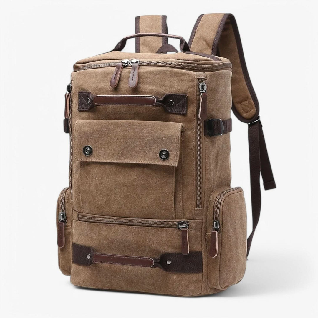VINTAGECANVAS Backpack – Stylish &amp; Functional with Laptop Compartment for Everyday Use &amp; Adventure