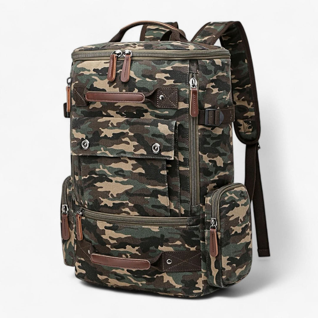 VINTAGECANVAS Backpack – Stylish &amp; Functional with Laptop Compartment for Everyday Use &amp; Adventure