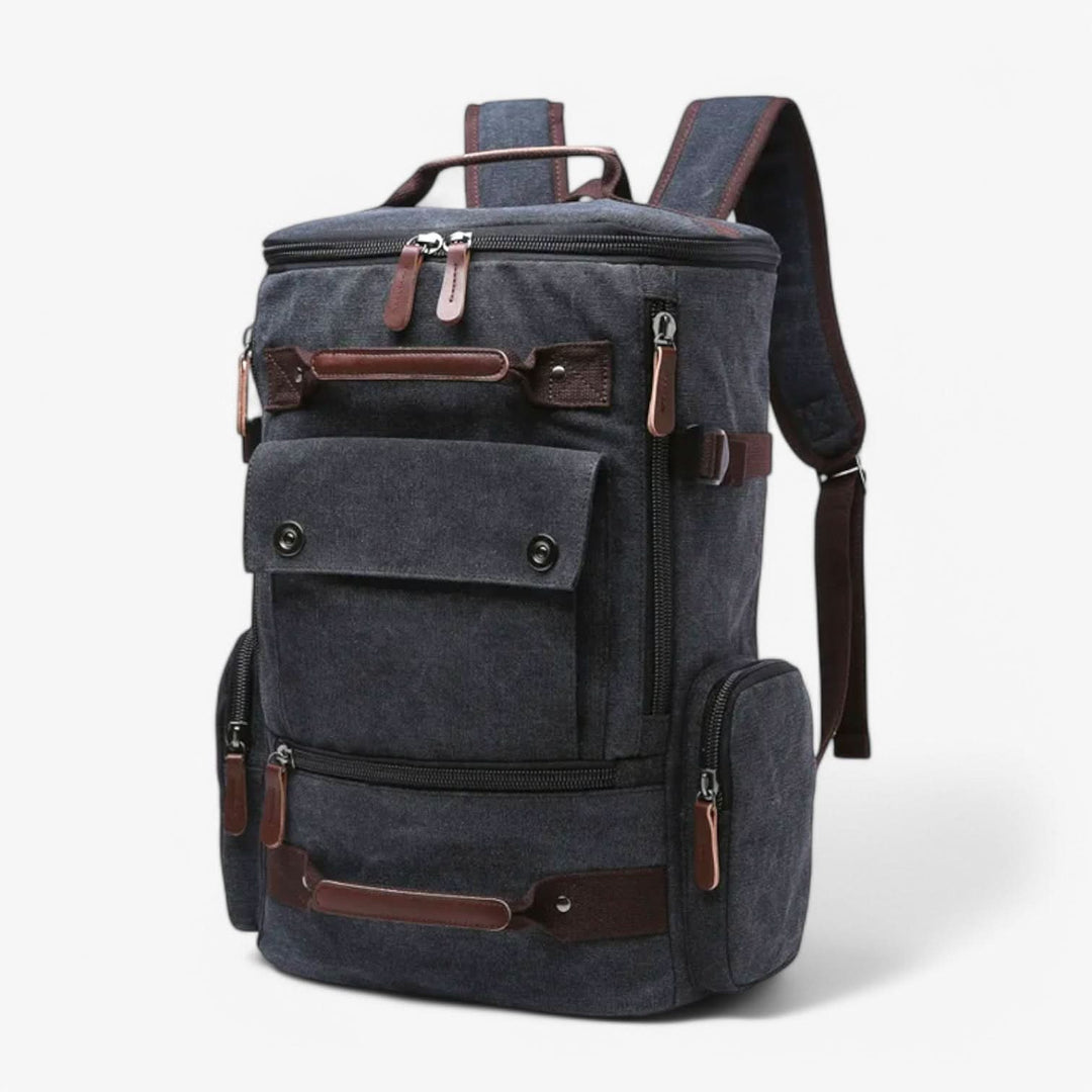 VINTAGECANVAS Backpack – Stylish &amp; Functional with Laptop Compartment for Everyday Use &amp; Adventure