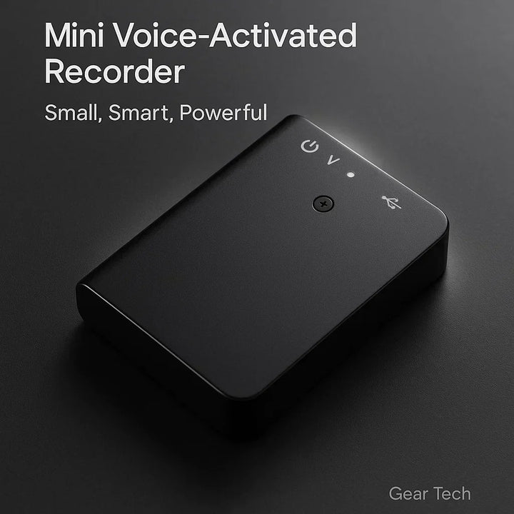 VoxiMini Discreet Voice Recorder With Voice Activation