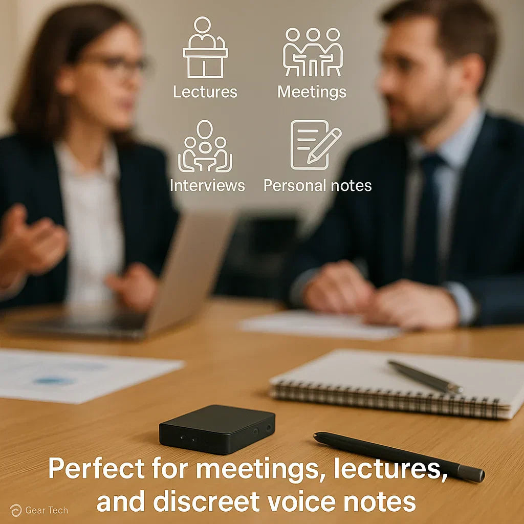 VoxiMini Discreet Voice Recorder With Voice Activation