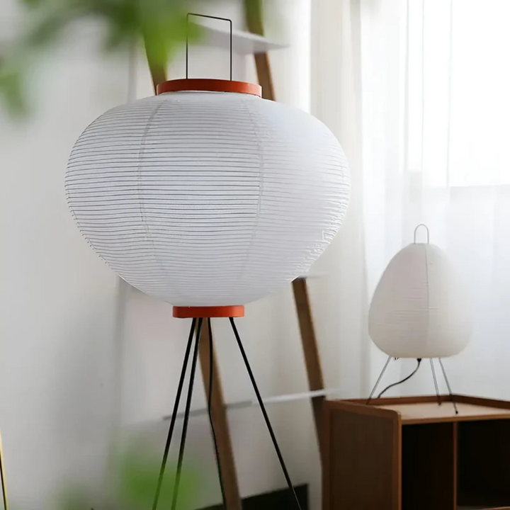 Wabi-Sabi Rice Paper LED Floor Lamp